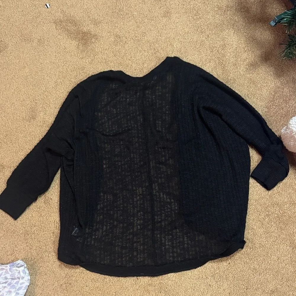 Aeropostale Black Women's Sweater Cardigan